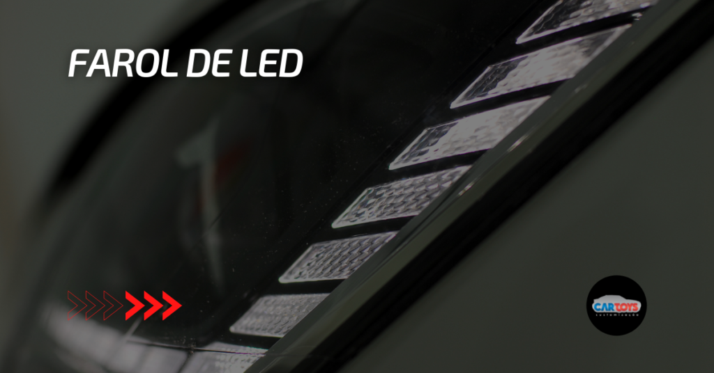 instalação de farol de led